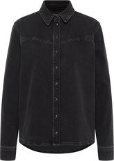 Damska Koszula Jeansowa Mustang Style Shelly Beads Shirt Denim Black 1016011 4000 801